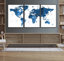 World Map Canvas Print – Framed Detailed Map of the World by MyGreatCanvas | Canvas Wall Art Prints | Photo Prints & Wall Decor