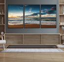 Ocean Beach Wall Art Canvas Print Sunset Artwork Print
