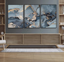 Multipanel Marble Fluid Effect Wall Art Abstract Canvas Wall
