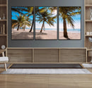 Palm Beach Tropical Island Wall Art Canvas Print