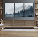 Foggy Pine Forest Wall Art Canvas Print by MyGreatCanvas | Canvas Wall Art Prints | Photo Prints & Wall Decor