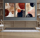 Boho Wall Art Canvas Print Set Mid-Century Prints Bohemian by MyGreatCanvas | Canvas Wall Art Prints | Photo Prints & Wall Decor