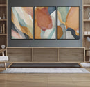 Boho Wall Art Canvas Print Set, Watercolor Boho Wall Art