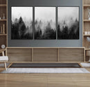 Fogy Forest Canvas Wall Art Print - Mountain Wall Art with
