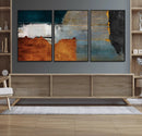 Modern Abstract Canvas Art Canvas Print - Framed and Ready