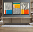 Canvas Print Wall Art Abstract Illustrs Art Boho, Framed