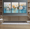 Abstract Flower Wall Art Canvas Print