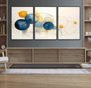 Geometric Blue Orange Abstract Wall Art Canvas, Geometric by MyGreatCanvas | Canvas Wall Art Prints | Photo Prints & Wall Decor