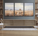 Golden Fields Wall Art Print Canvas – Serene Landscape of by MyGreatCanvas | Canvas Wall Art Prints | Photo Prints & Wall Decor