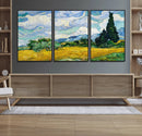 Wheatfield With Cypresses By Van Gogh Painting Wall Art