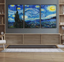 Vincent Van Gogh The Starry Night Abstract Wall Art Canvas