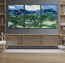 Olive Trees Van Gogh Wall Art Canvas Print