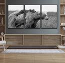 Bear and Cub Wall Art Canvas | 399 Bear Cub