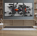 RedBull Formula 1 Canvas Wall Art Print