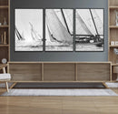 Yacht Sailboat Regatta Canvas Wall Art Canvas Print