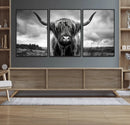Scottish Cow Wall Art Canvas Print | Longhorn Wall Art | by MyGreatCanvas | Canvas Wall Art Prints | Photo Prints & Wall Decor