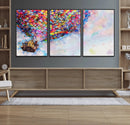 Don't Look Up Movie Canvas Wall Art - Vibrant Floating House