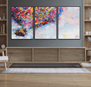 Don't Look Up Movie Canvas Wall Art - Vibrant Floating House