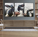 Vintage Baby and Mom Cattle Wall Art Canvas Print by MyGreatCanvas | Canvas Wall Art Prints | Photo Prints & Wall Decor