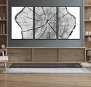 Rustic Tree Ring Wall Art Canvas Print – Framed and Ready to