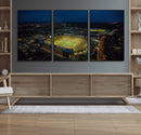 Michigan Stadium Night Game Wall Art – Sports Arena Aerial by MyGreatCanvas | Canvas Wall Art Prints | Photo Prints & Wall Decor
