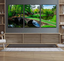 Augusta National Golf Club Wall Art - Panoramic Bridge & by MyGreatCanvas | Canvas Wall Art Prints | Photo Prints & Wall Decor