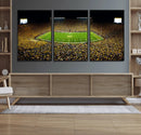 Stadium in Michigan Wall Art Canvas Print, Framed American