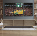TD Garden Basketball Canvas Wall Art - Boston Celtics Live by MyGreatCanvas | Canvas Wall Art Prints | Photo Prints & Wall Decor