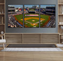 Yankee Stadium New York Wall Art Print | 3-Panel Canvas