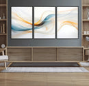 Decorative Turquoise Abstract Wave Wall Art Canvas Print by MyGreatCanvas | Canvas Wall Art Prints | Photo Prints & Wall Decor