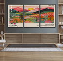 Yayoi Kusama Landscape Canvas Print, Vibrant Floral Mountain Art Print, Framed Botanical Wall Art - by MyGreatCanvas | Canvas Wall Art Prints | Photo Prints & Wall Decor