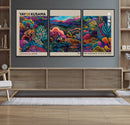 Framed Japanese 1986 Wall Art Print, Yayoi Kusama 1986 Wall