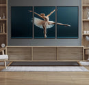 Ballet Dancer Wall Art – Framed Graceful Pose Canvas by MyGreatCanvas | Canvas Wall Art Prints | Photo Prints & Wall Decor