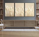 Grass Wall Art Print - Elegant Neutral Decor for Living