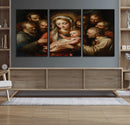 Religious Canvas Wall Art Print - Madonna and Child with by MyGreatCanvas | Canvas Wall Art Prints | Photo Prints & Wall Decor