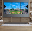 Wrigley Field Chicago Cubs Panoramic Art Multi-Piece Canvas
