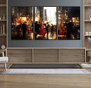 Abstract Jazz Art Wall Art Canvas Print – Colorful Musical