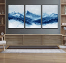Blue Mountains Wall Art – Framed Snowy Range Canvas Artwork, by MyGreatCanvas | Canvas Wall Art Prints | Photo Prints & Wall Decor
