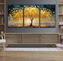 Golden Tree Wall Art – Framed Autumn Leaves Canvas Artwork, by MyGreatCanvas | Canvas Wall Art Prints | Photo Prints & Wall Decor