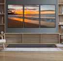 Sunset Wall Art Print - Stunning Beach Sunset Canvas Artwork