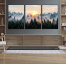 Abstract Forest Wall Art - Serene Nature Canvas Print with by MyGreatCanvas | Canvas Wall Art Prints | Photo Prints & Wall Decor