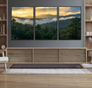 Mountain Sunrise Wall Art – Framed Pine Forest Canvas by MyGreatCanvas | Canvas Wall Art Prints | Photo Prints & Wall Decor