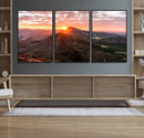Mountain Sunrise Wall Art – Framed Alpine Ridge Canvas by MyGreatCanvas | Canvas Wall Art Prints | Photo Prints & Wall Decor