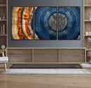 Abstract Tree Rings Wall Art Canvas Print – Modern Wood by MyGreatCanvas | Canvas Wall Art Prints | Photo Prints & Wall Decor