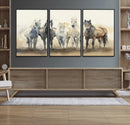 Wild Horses Wall Art Canvas Print, Framed Running Horses Art by MyGreatCanvas | Canvas Wall Art Prints | Photo Prints & Wall Decor