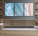 Aerial Ocean View Wall Art Canvas Print – Framed Soft Blue by MyGreatCanvas | Canvas Wall Art Prints | Photo Prints & Wall Decor