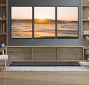 Calm Water Wall Art – Framed Sunset Waves Canvas Artwork, by MyGreatCanvas | Canvas Wall Art Prints | Photo Prints & Wall Decor