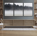 Surfer Fog Wall Art Canvas Print – Framed Foggy Beach Scene by MyGreatCanvas | Canvas Wall Art Prints | Photo Prints & Wall Decor