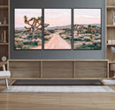 Joshua Tree Wall Art Canvas Print – Framed Desert Road Scene by MyGreatCanvas | Canvas Wall Art Prints | Photo Prints & Wall Decor
