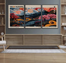 Modern Japanese Wall Art Canvas Print – Framed Contemporary